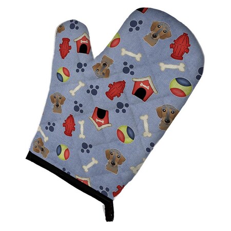 Carolines Treasures Dog House Collection Wirehaired Dachshund Oven Mitt BB4012OVMT